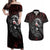 Native American MMIW Red Handprint Couples Matching Off Shoulder Maxi Dress and Hawaiian Shirt Dreamcatcher
