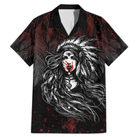 Native American MMIW Red Handprint Family Matching Mermaid Dress and Hawaiian Shirt Dreamcatcher
