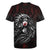 Native American MMIW Red Handprint Rugby Jersey Dreamcatcher