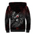 Native American MMIW Red Handprint Sherpa Hoodie Dreamcatcher