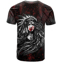 Native American MMIW Red Handprint T Shirt Dreamcatcher