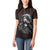 Native American MMIW Red Handprint Women Polo Shirt Dreamcatcher