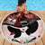 Kentucky Horse Racing Beach Blanket Derby Girl - Marble Roses