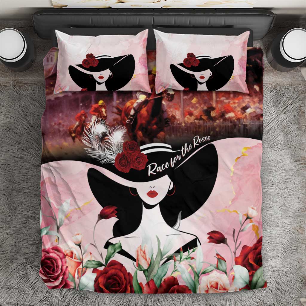 Kentucky Horse Racing Bedding Set Derby Girl - Marble Roses