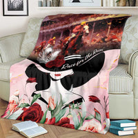 Kentucky Horse Racing Blanket Derby Girl - Marble Roses