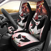 Kentucky Horse Racing Car Seat Cover Derby Girl - Marble Roses