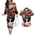 Kentucky Horse Racing Couples Matching Off The Shoulder Long Sleeve Dress and Hawaiian Shirt Derby Girl - Marble Roses
