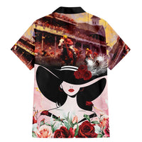 Kentucky Horse Racing Family Matching Mermaid Dress and Hawaiian Shirt Derby Girl - Marble Roses