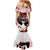 Kentucky Horse Racing Family Matching Mermaid Dress and Hawaiian Shirt Derby Girl - Marble Roses