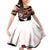 Kentucky Horse Racing Family Matching Off Shoulder Short Dress and Hawaiian Shirt Derby Girl - Marble Roses