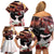 Kentucky Horse Racing Family Matching Off Shoulder Short Dress and Hawaiian Shirt Derby Girl - Marble Roses