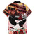 Kentucky Horse Racing Family Matching Off Shoulder Short Dress and Hawaiian Shirt Derby Girl - Marble Roses