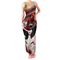 Kentucky Horse Racing Family Matching Tank Maxi Dress and Hawaiian Shirt Derby Girl - Marble Roses