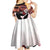 Kentucky Horse Racing Kid Short Sleeve Dress Derby Girl - Marble Roses