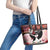 Kentucky Horse Racing Leather Tote Bag Derby Girl - Marble Roses