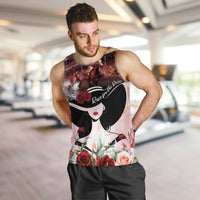 Kentucky Horse Racing Men Tank Top Derby Girl - Marble Roses