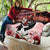 Kentucky Horse Racing Quilt Derby Girl - Marble Roses