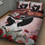 Kentucky Horse Racing Quilt Bed Set Derby Girl - Marble Roses