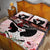 Kentucky Horse Racing Quilt Bed Set Derby Girl - Marble Roses