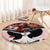 Kentucky Horse Racing Round Carpet Derby Girl - Marble Roses