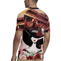 Kentucky Horse Racing Rugby Jersey Derby Girl - Marble Roses