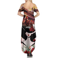Kentucky Horse Racing Summer Maxi Dress Derby Girl - Marble Roses