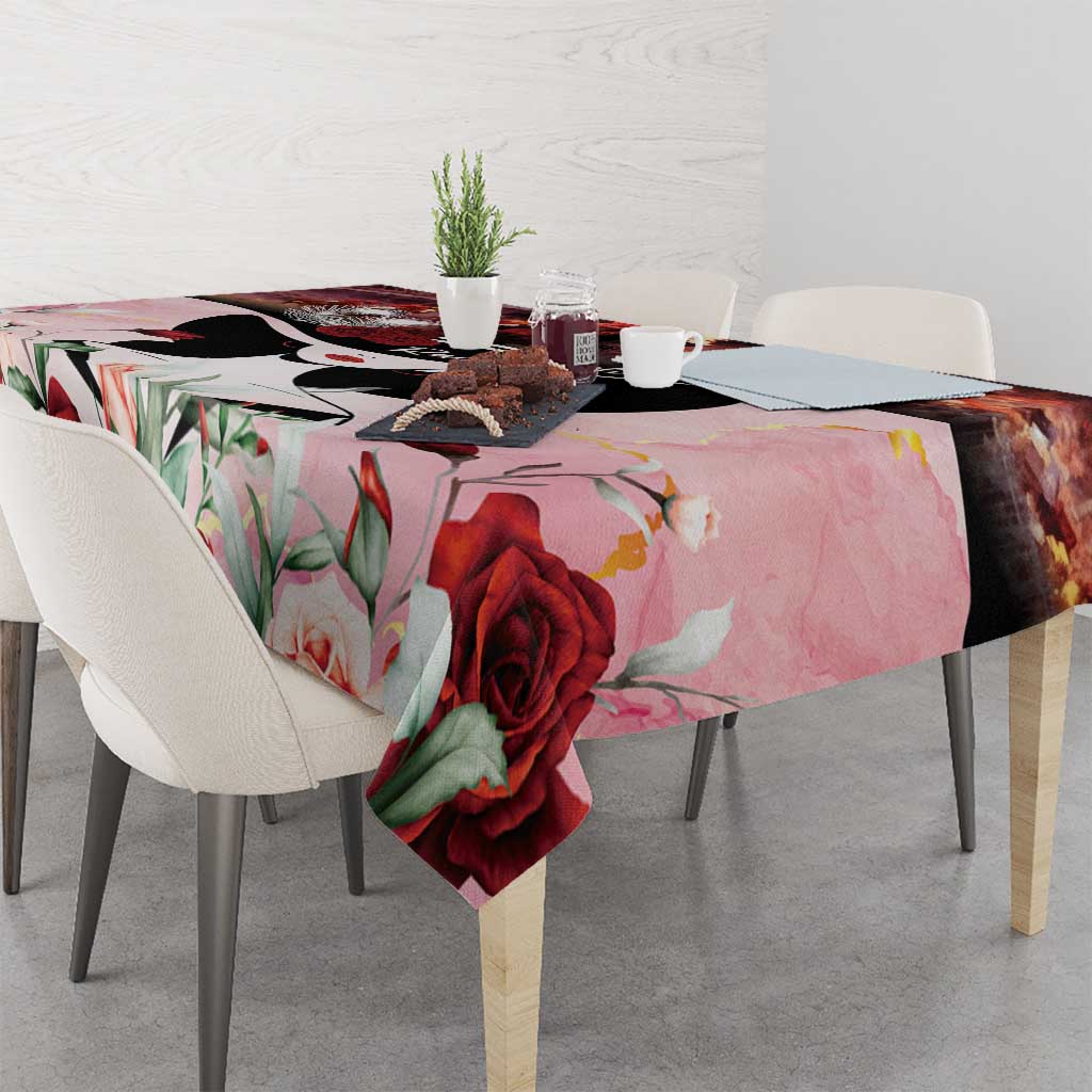 Kentucky Horse Racing Tablecloth Derby Girl - Marble Roses