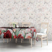 Kentucky Horse Racing Tablecloth Derby Girl - Marble Roses