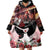 Kentucky Horse Racing Wearable Blanket Hoodie Derby Girl - Marble Roses