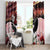 Kentucky Horse Racing Window Curtain Derby Girl - Marble Roses