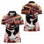 Kentucky Horse Racing Women Polo Shirt Derby Girl - Marble Roses