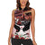 Kentucky Horse Racing Women Sleeveless Polo Shirt Derby Girl - Marble Roses