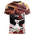 Kentucky Horse Racing Women V-Neck T-Shirt Derby Girl - Marble Roses
