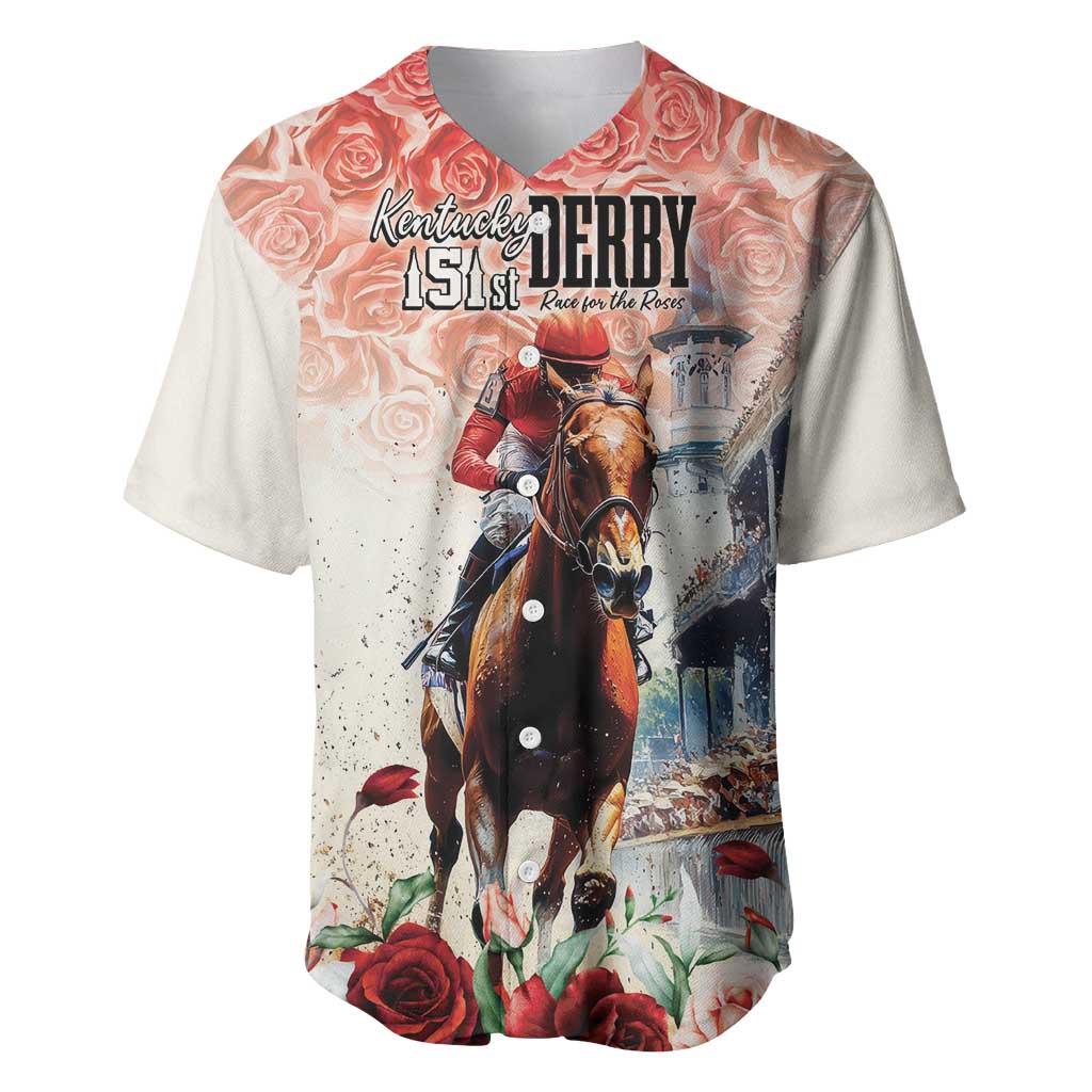 Kentucky Horse Racing Baseball Jersey 151st Derby Party