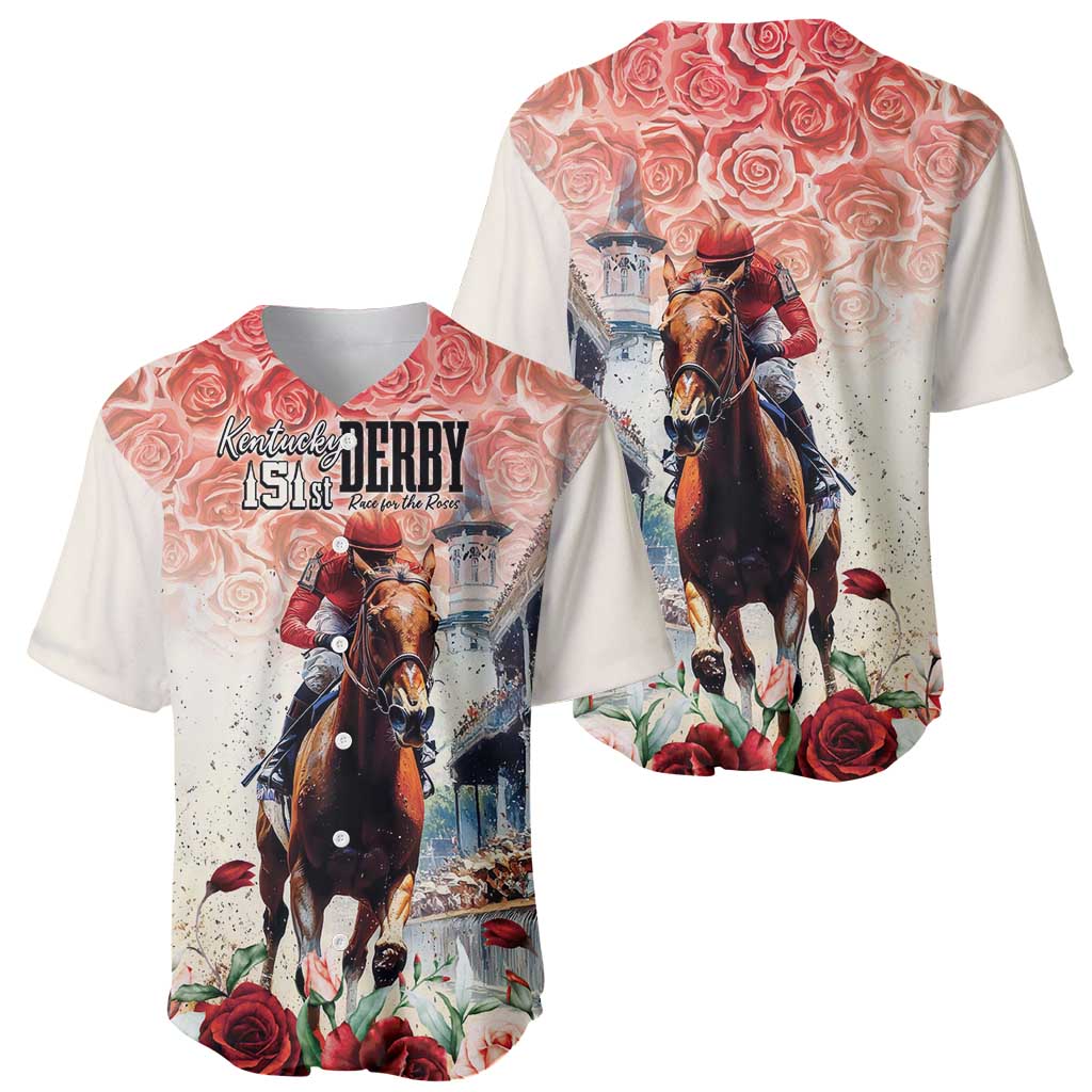 Kentucky Horse Racing Baseball Jersey 151st Derby Party