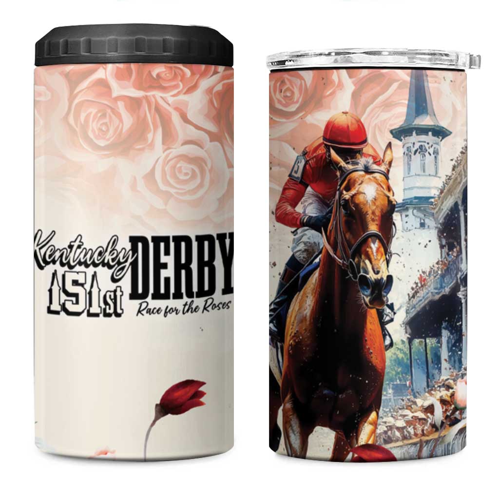 Kentucky Horse Racing 4 in 1 Can Cooler Tumbler 151st Derby Party
