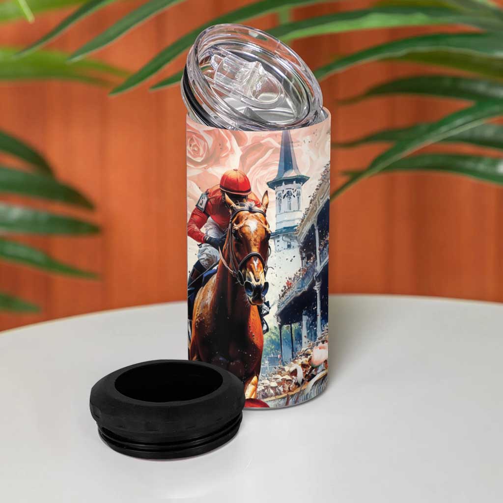 Kentucky Horse Racing 4 in 1 Can Cooler Tumbler 151st Derby Party