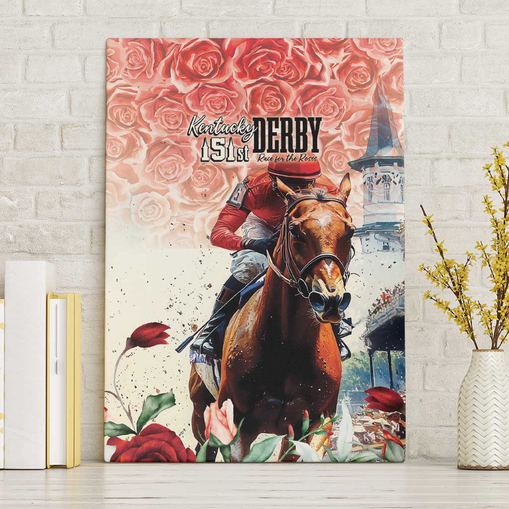Kentucky Horse Racing Canvas Wall Art 151st Derby Party