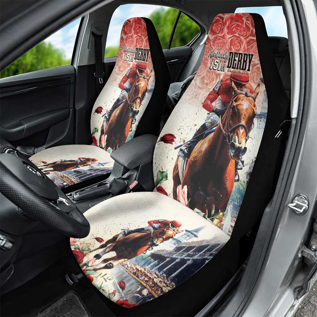 Kentucky Horse Racing Car Seat Cover 151st Derby Party