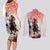 Kentucky Horse Racing Couples Matching Long Sleeve Bodycon Dress and Long Sleeve Button Shirt 151st Derby Party