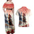 Kentucky Horse Racing Couples Matching Off Shoulder Maxi Dress and Hawaiian Shirt 151st Derby Party