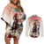 Kentucky Horse Racing Couples Matching Off Shoulder Short Dress and Long Sleeve Button Shirt 151st Derby Party