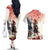 Kentucky Horse Racing Couples Matching Off The Shoulder Long Sleeve Dress and Hawaiian Shirt 151st Derby Party