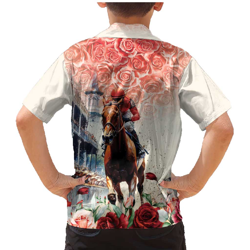 Kentucky Horse Racing Family Matching Mermaid Dress and Hawaiian Shirt 151st Derby Party
