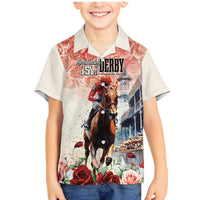 Kentucky Horse Racing Family Matching Mermaid Dress and Hawaiian Shirt 151st Derby Party