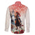Kentucky Horse Racing Family Matching Off The Shoulder Long Sleeve Dress and Hawaiian Shirt 151st Derby Party