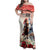 Kentucky Horse Racing Family Matching Off Shoulder Maxi Dress and Hawaiian Shirt 151st Derby Party