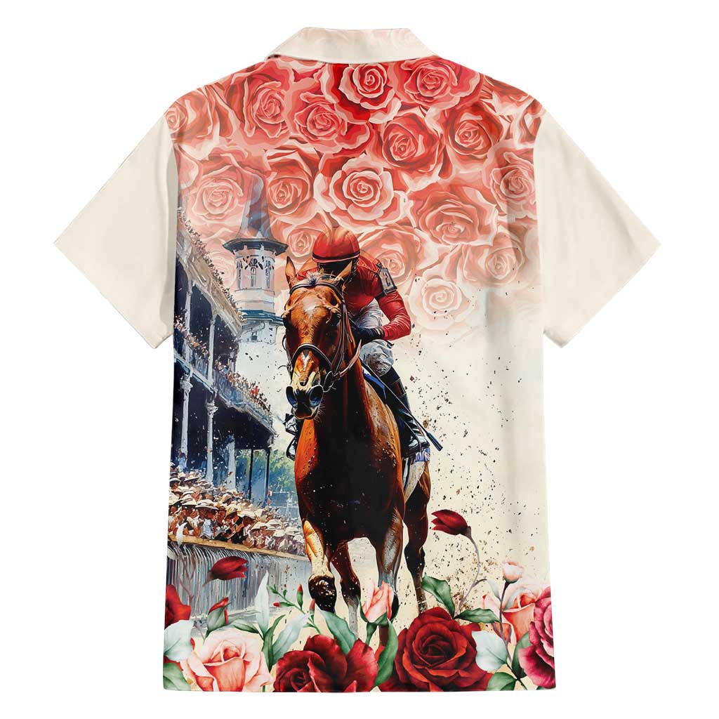 Kentucky Horse Racing Family Matching Short Sleeve Bodycon Dress and Hawaiian Shirt 151st Derby Party