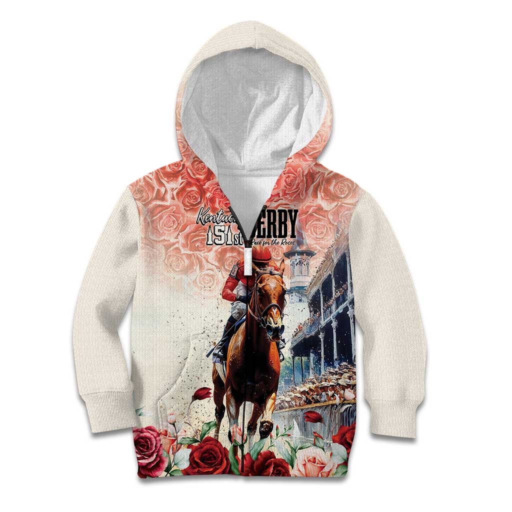 Kentucky Horse Racing Kid Hoodie 151st Derby Party