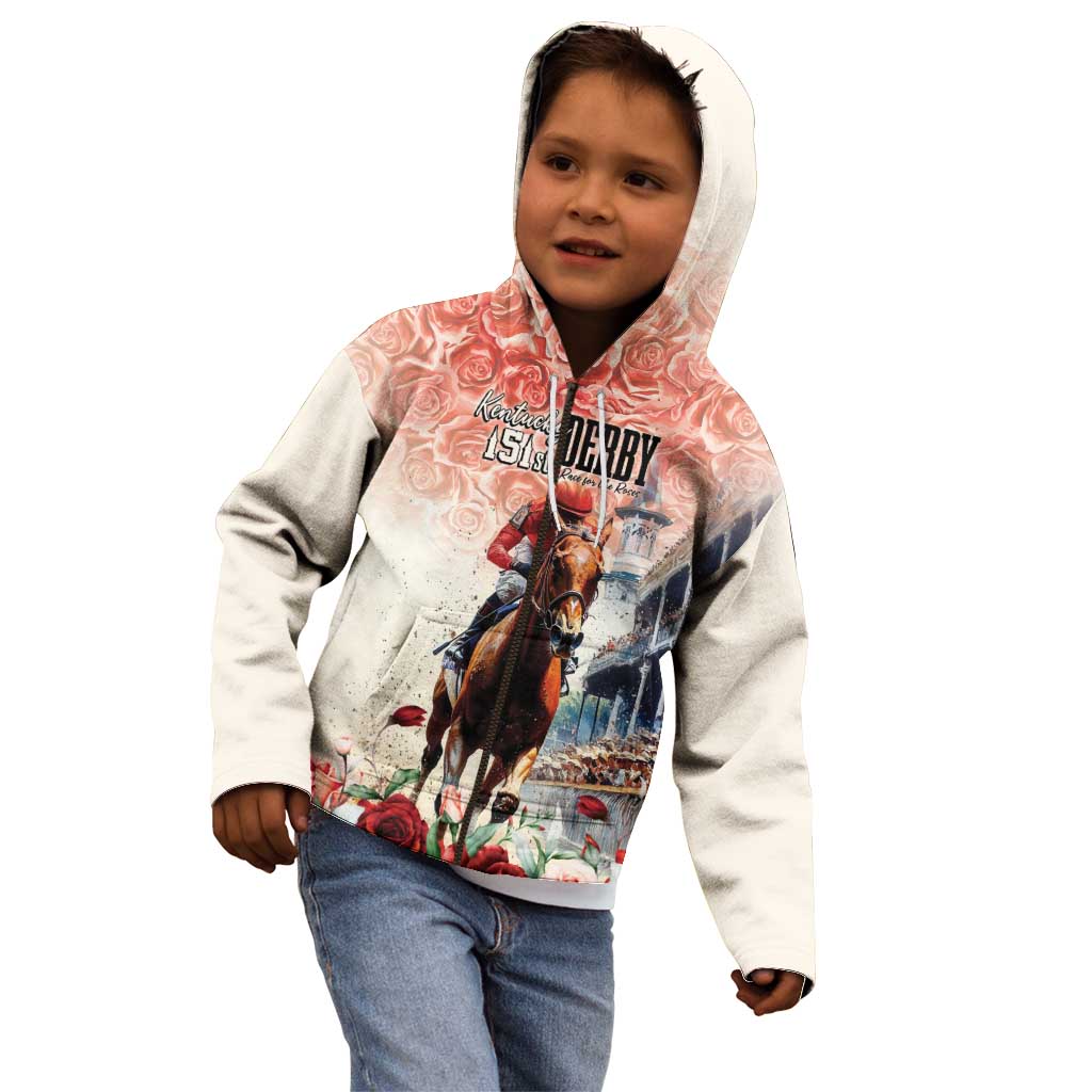Kentucky Horse Racing Kid Hoodie 151st Derby Party